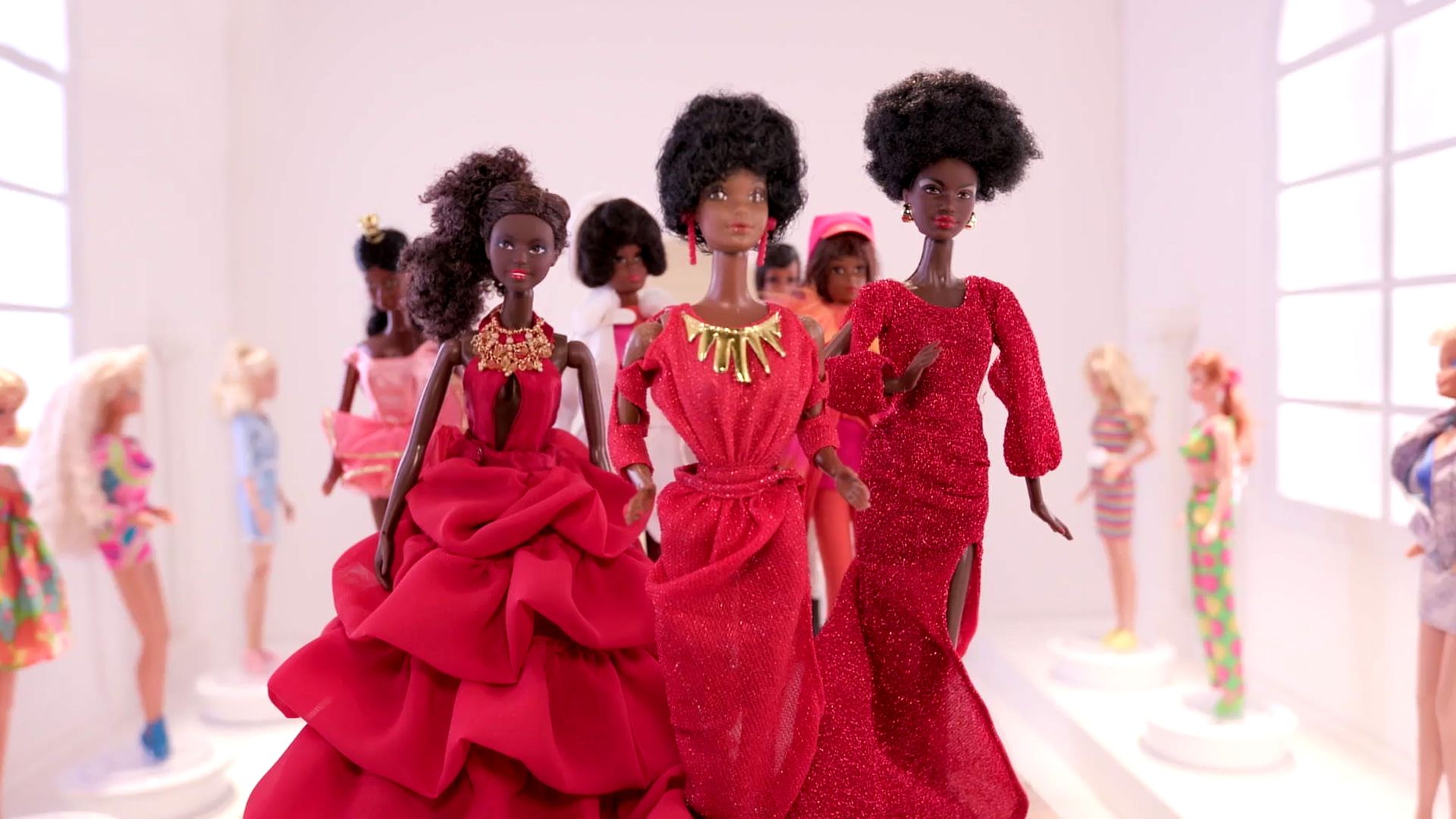 Black Barbie dolls