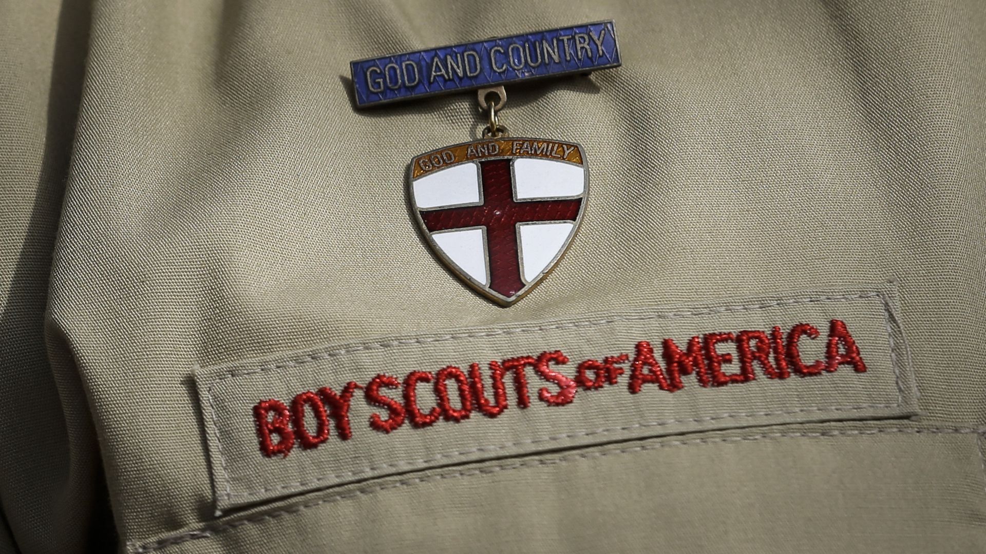 A Bpy Scouts uniform shirt
