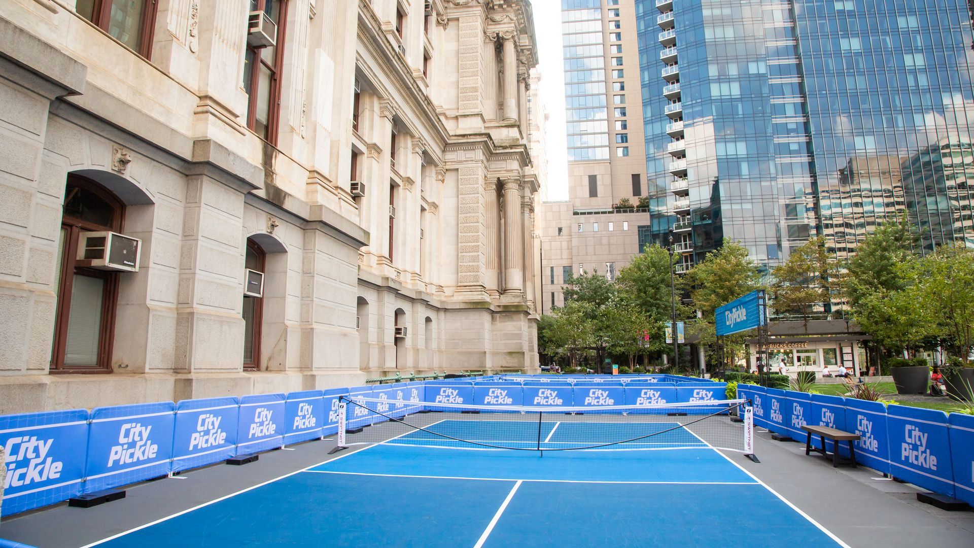 Pickleball courts coming to Philadelphia #39 s Dilworth Park Axios