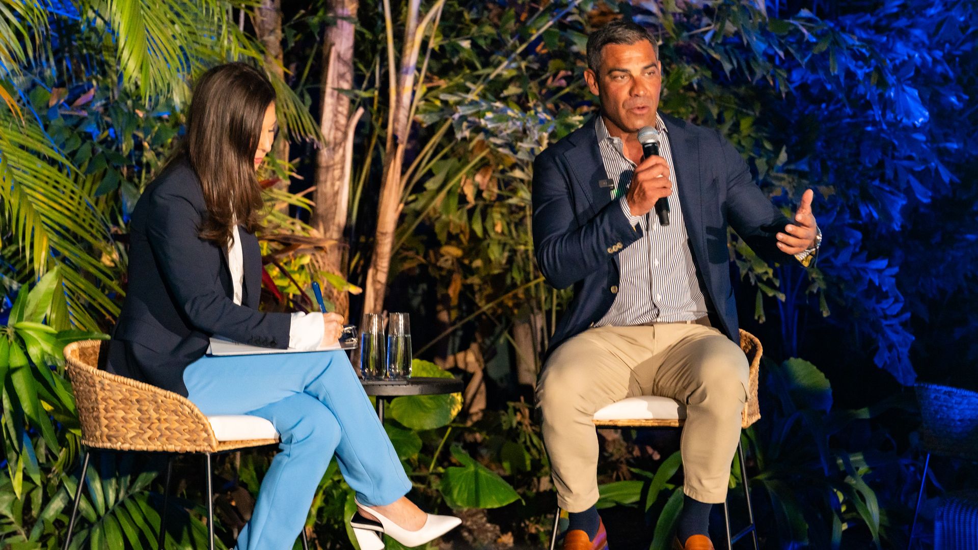 Miami mayor on stage at Axios event