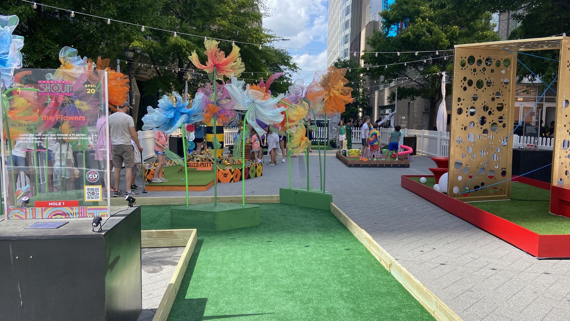 Queen's Greens, a putt-putt course at Levine Avenue of the Arts, will have nine holes designed by local artists.