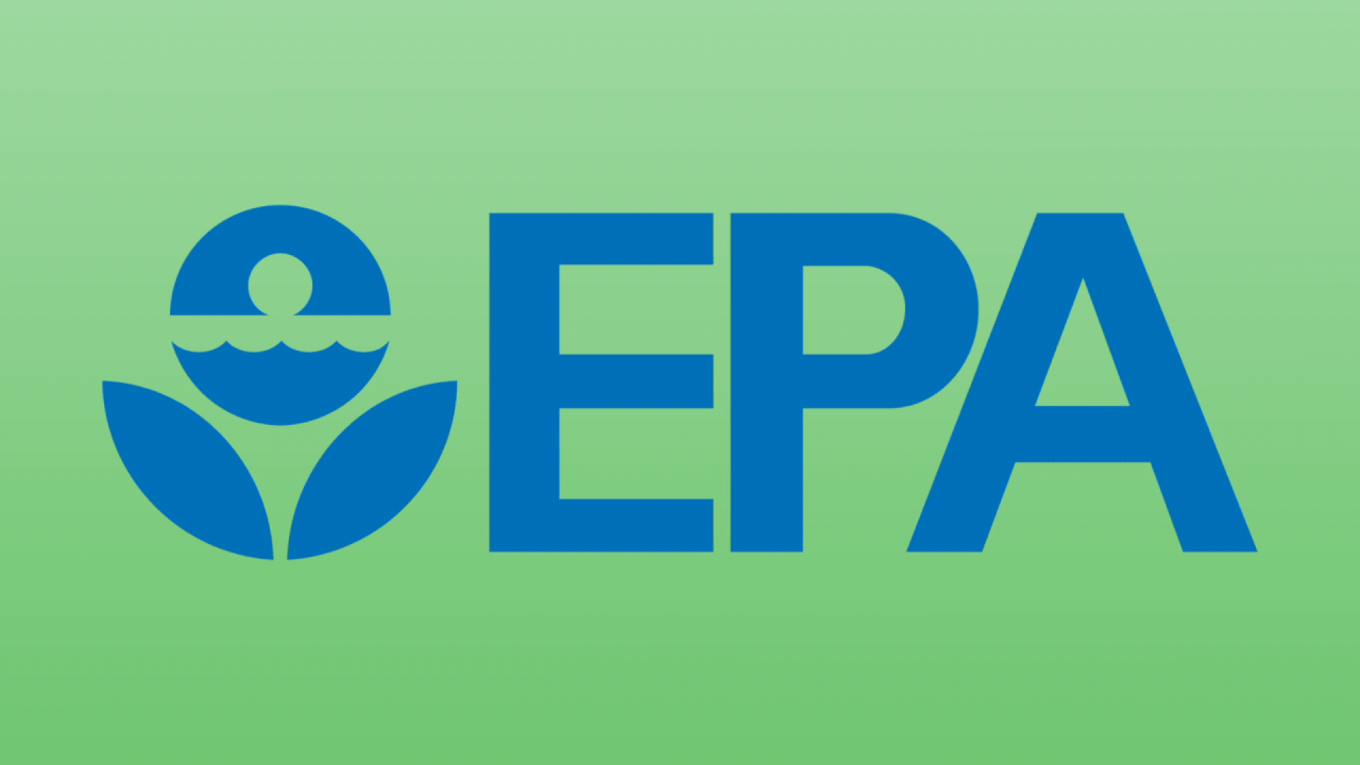 Illustration of the EPA logo, with part if it deflating. 