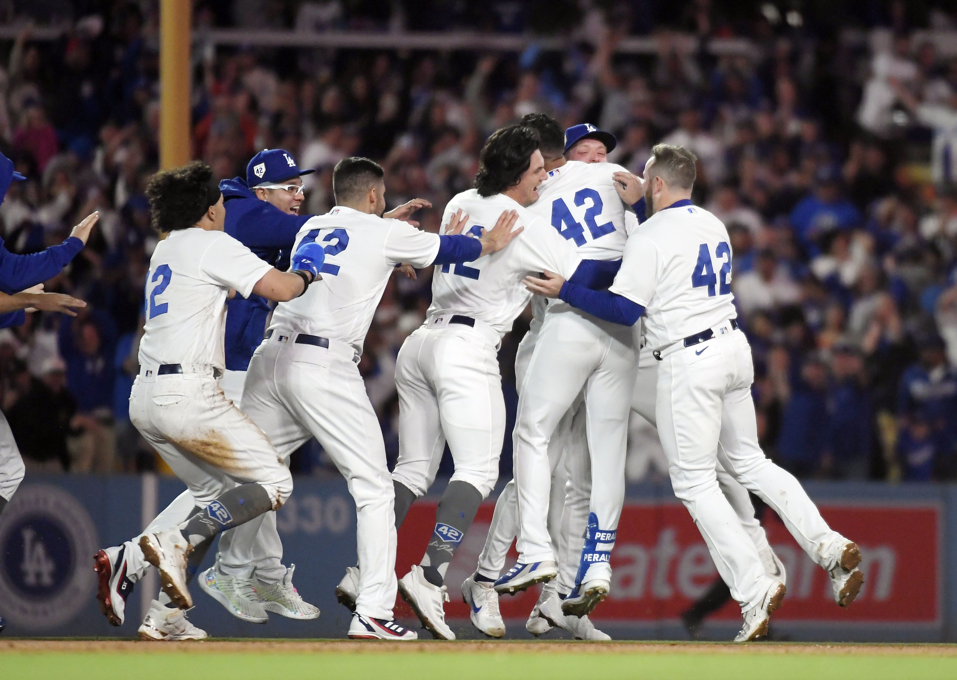 Dodgers celebration