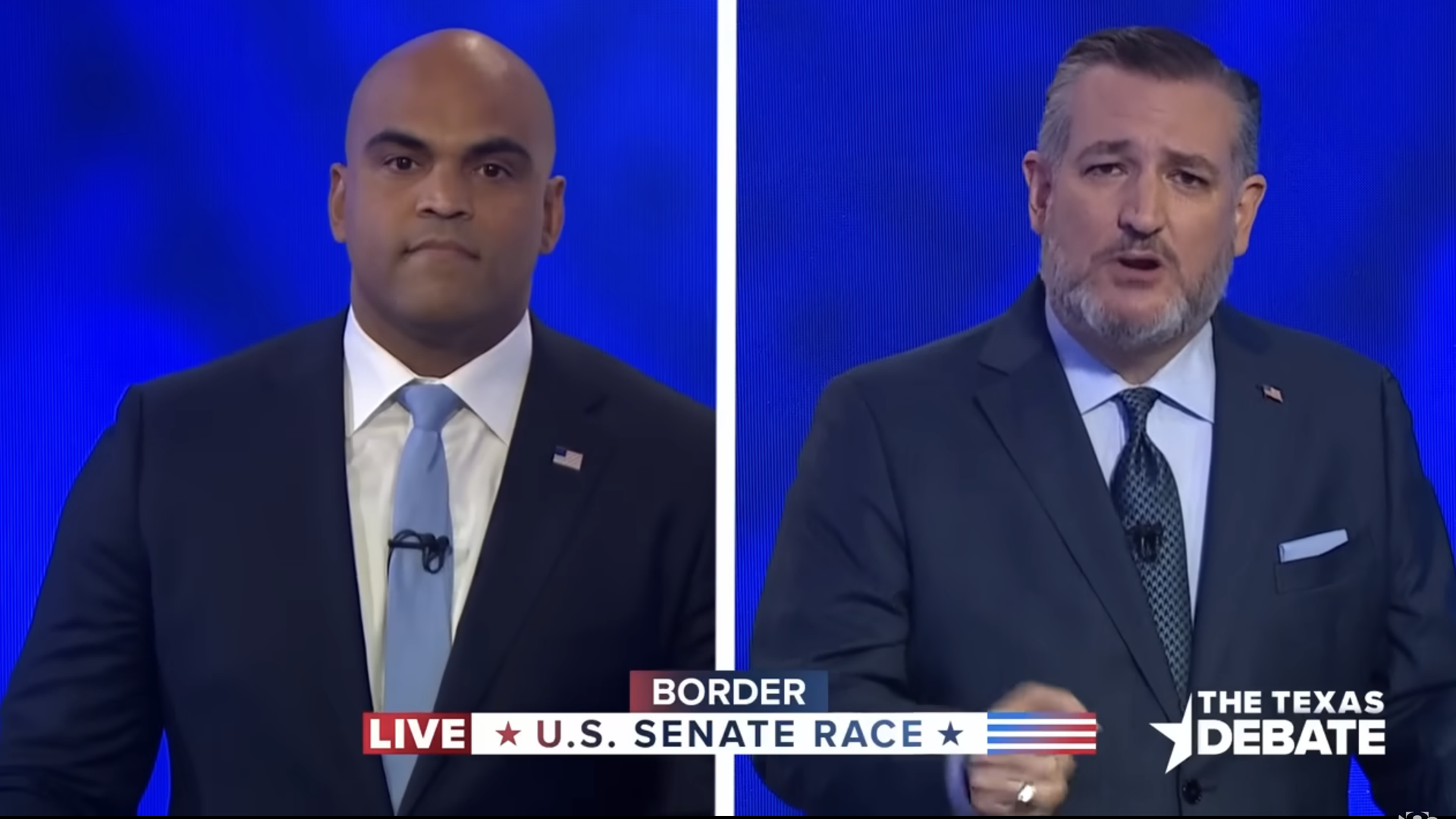 Colin Allred and Ted Cruz debate 
