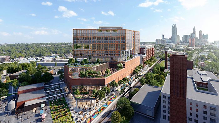 view from 2151 Hawkins building in south end