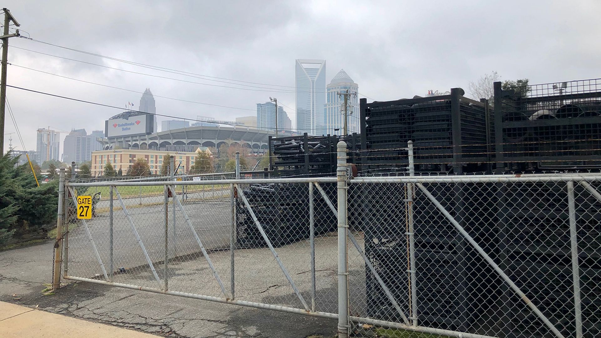 Carolina Panthers Charlotte Pipe land