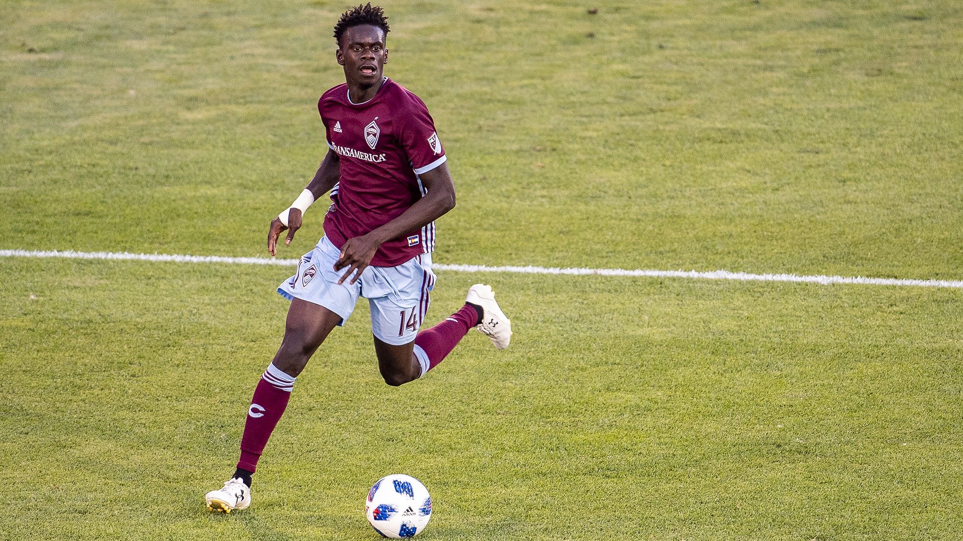 Dominique Badji of the Colorado Rapids scored a goal Sunday. Photo: Timothy Nwachukwu/Getty Images