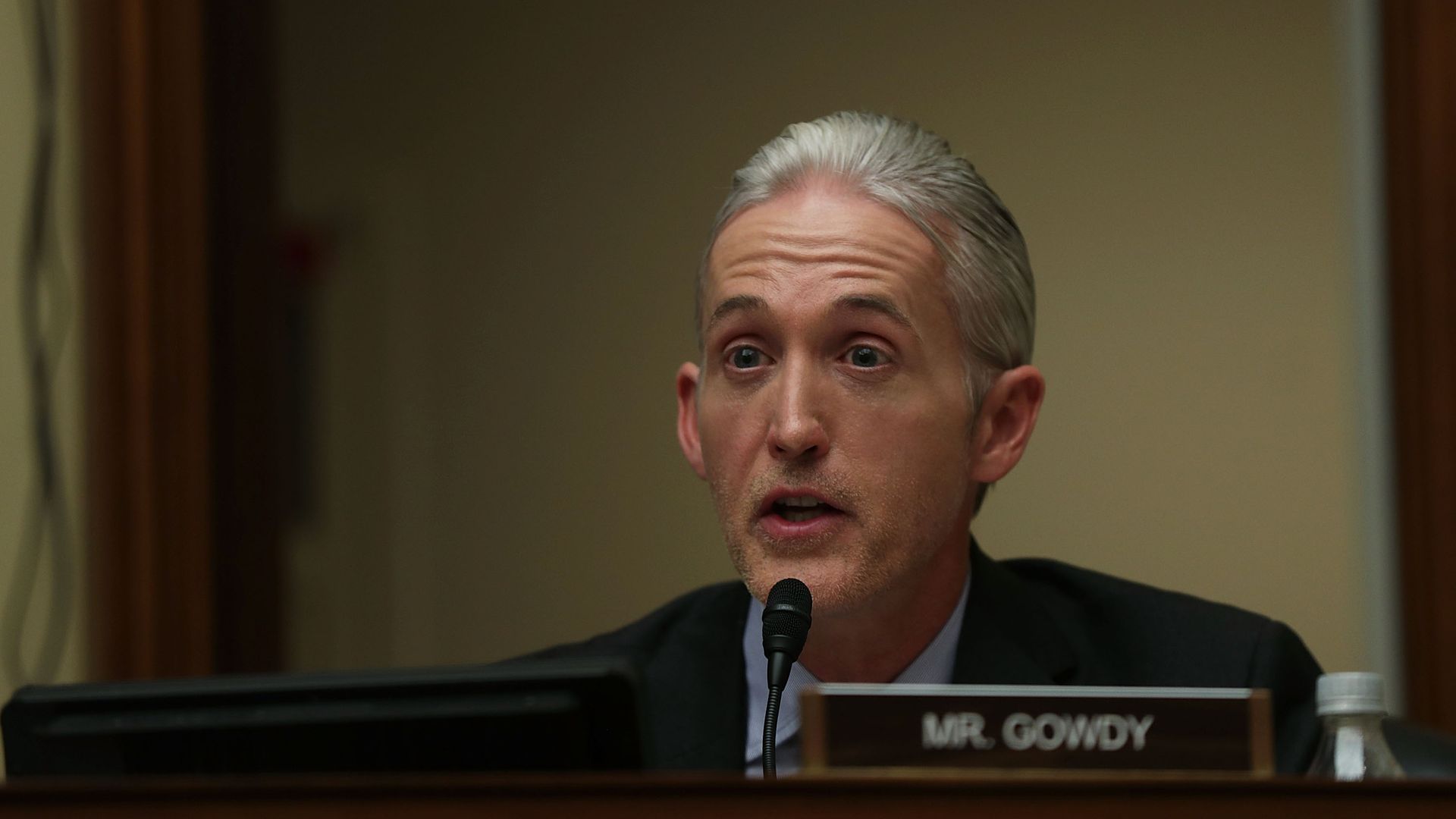 Rep. Trey Gowdy (R-SC) speaks during a hearing before House Oversight and Government Reform Committee. 
