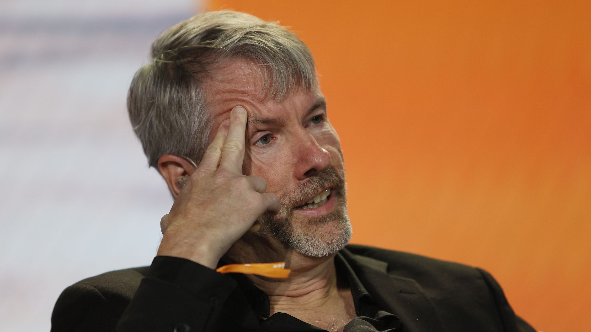 Michael Saylor photographed