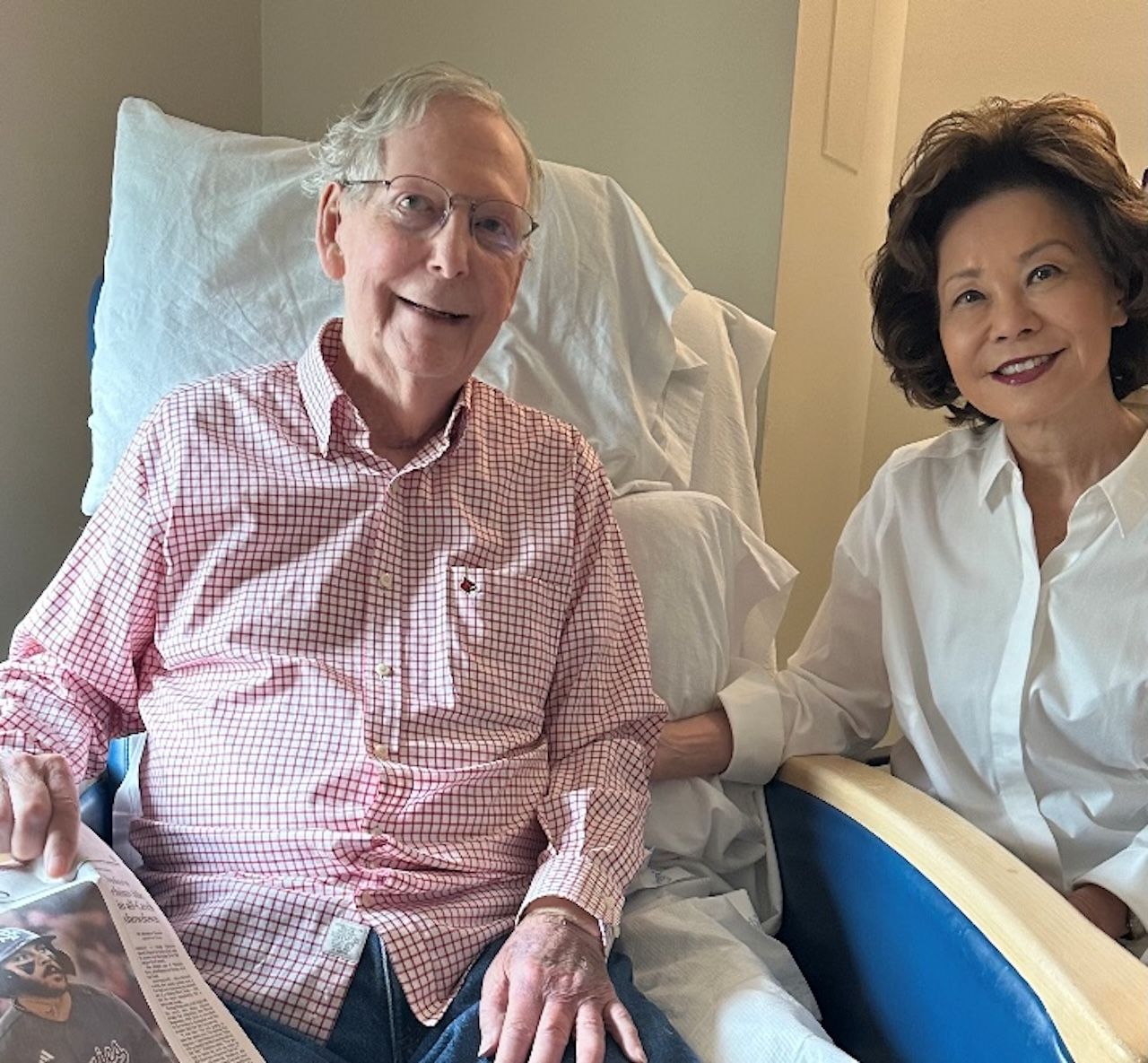 Sen. Mitch McConnell and his wife, Elaine Chao.
