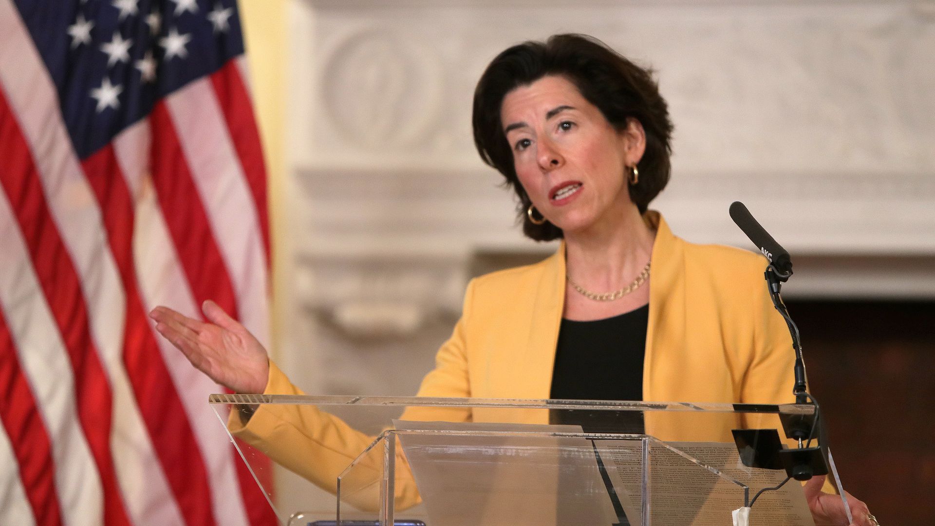 Rhode Island Gov. Gina Raimondo (D). Photo: Barry Chin/The Boston Globe via Getty Images
