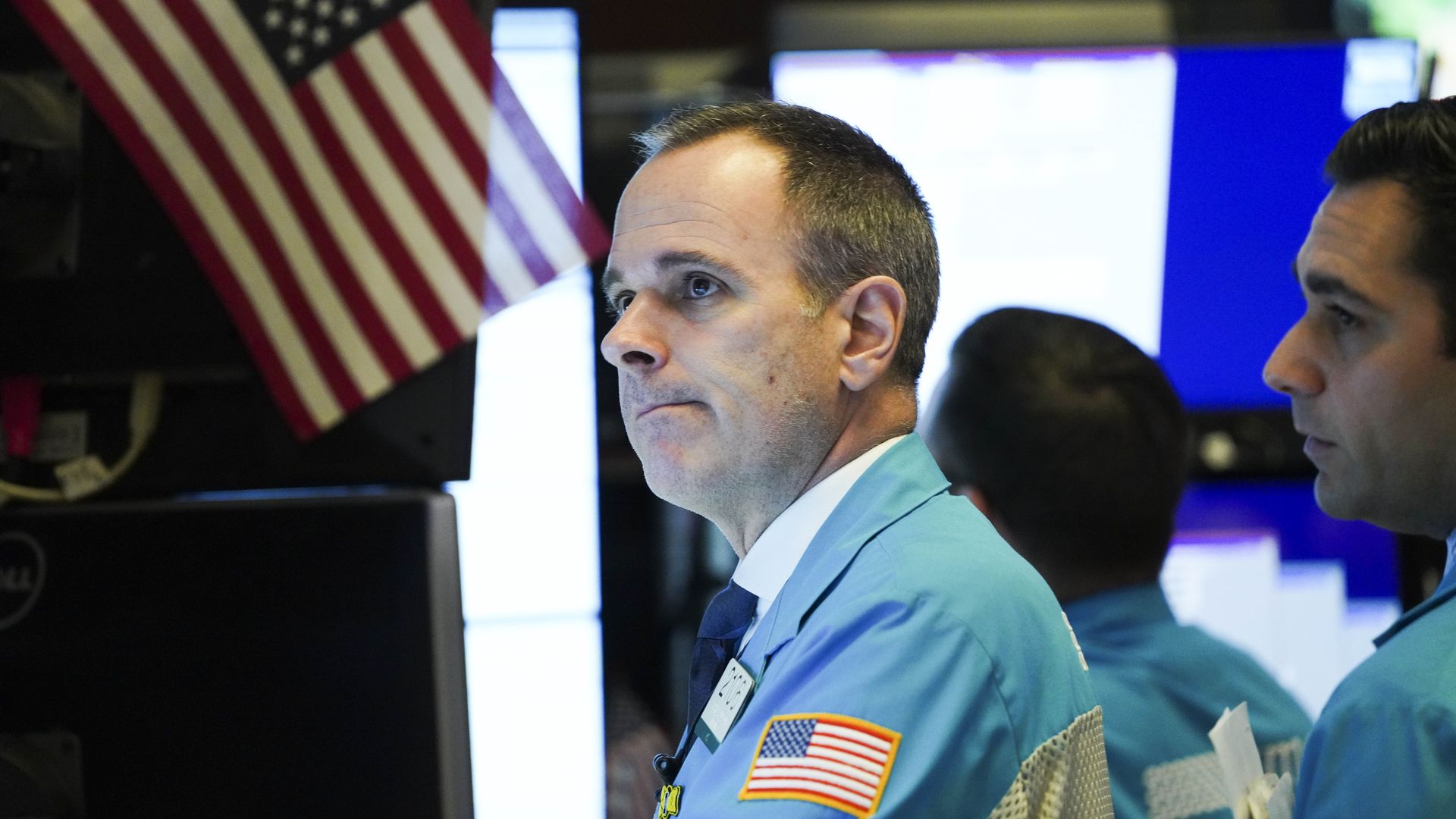 Traders at the New York Stock Exchange