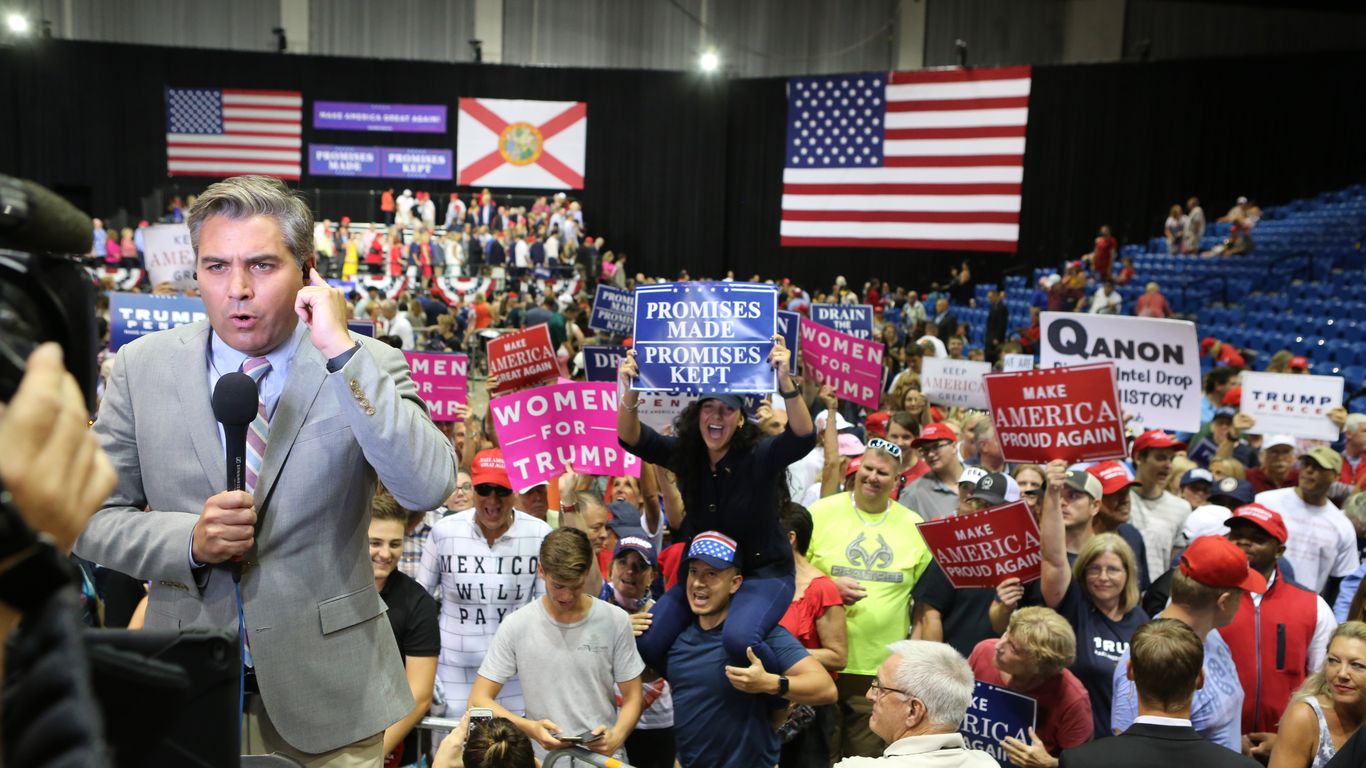 Go deeper: The QAnon conspiracy theory showed up at a Trump rally