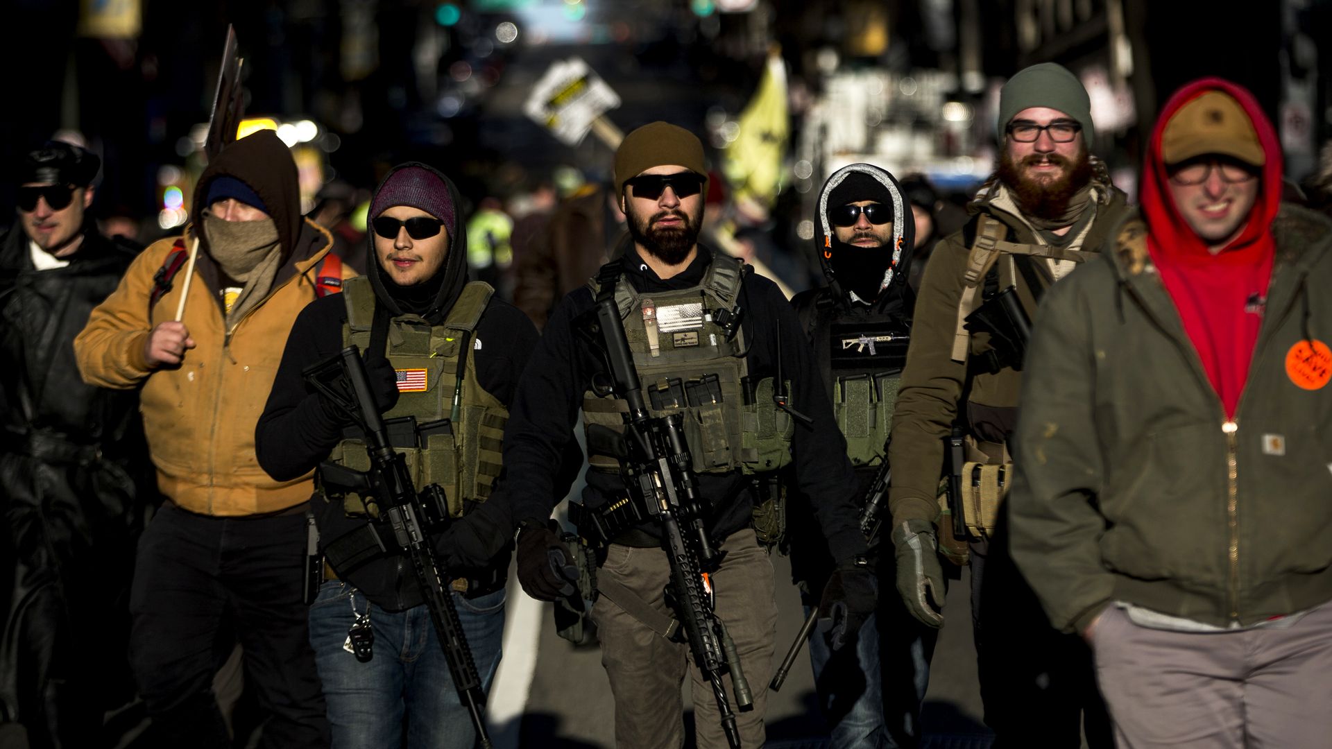 Gun rights advocates in Richmond