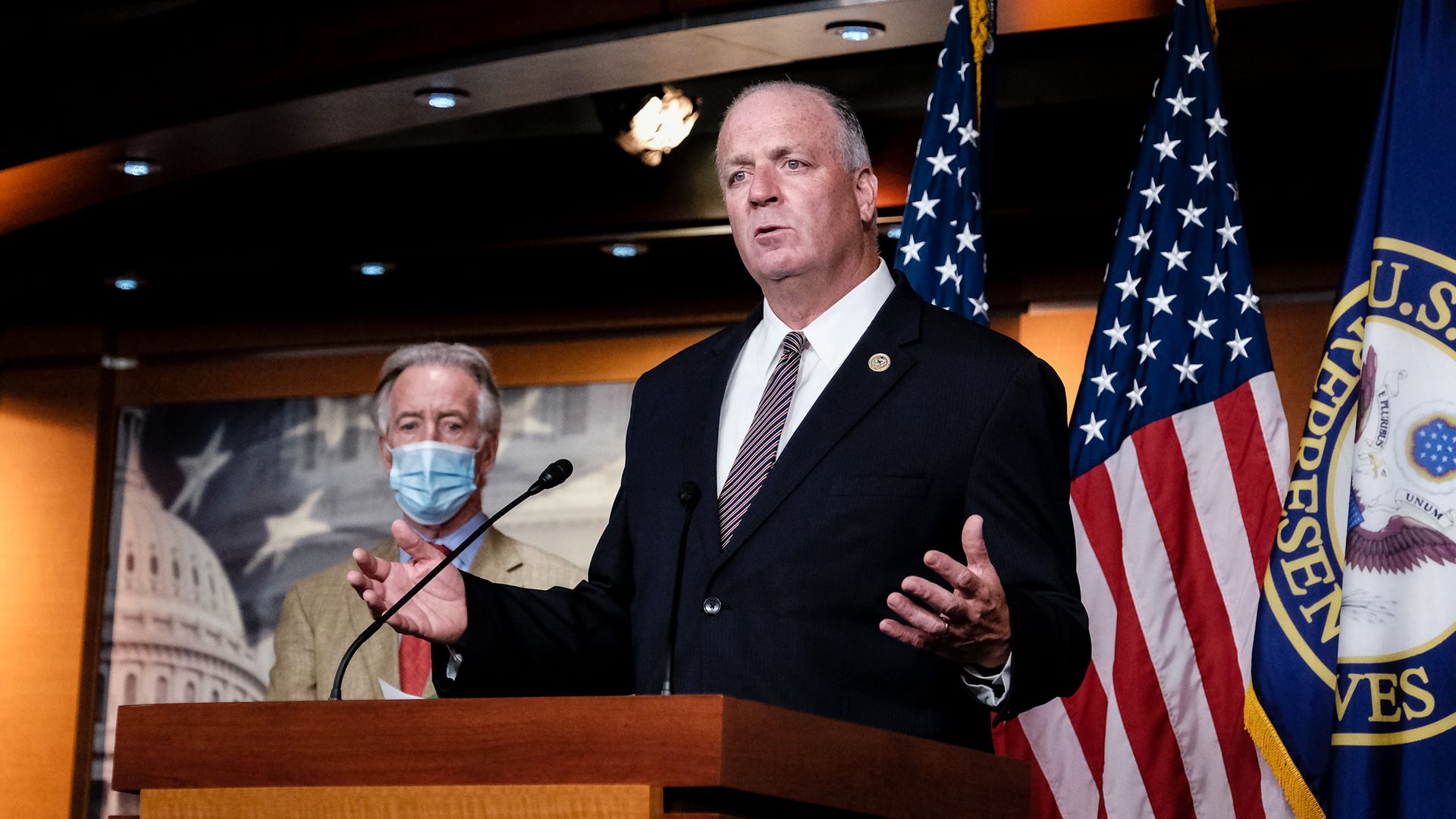 Rep. Dan Kildee (D-MI) speaks during a news conference on July 24, 2020 in Washington, DC.