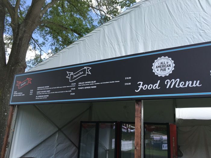 all american pub wells fargo golf food