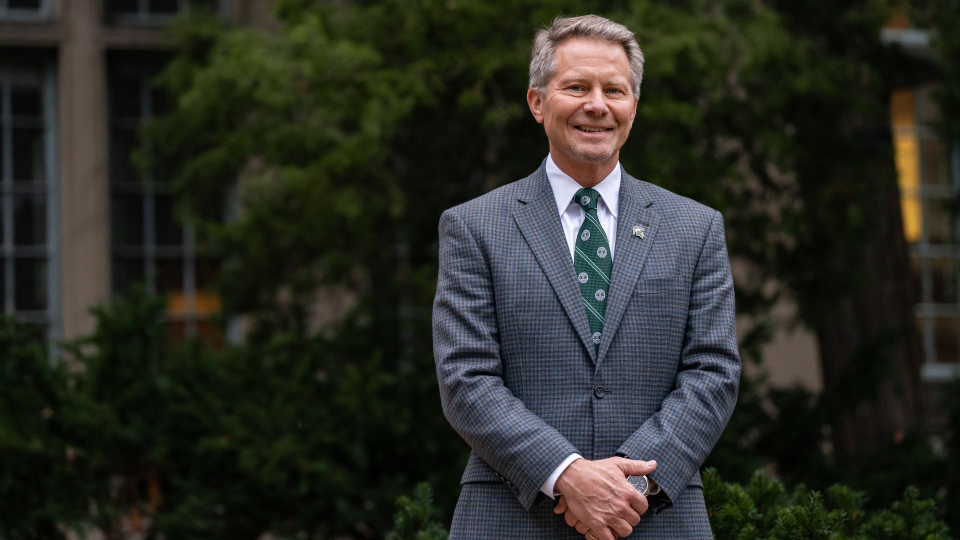 Michigan State president Kevin Guskiewicz.