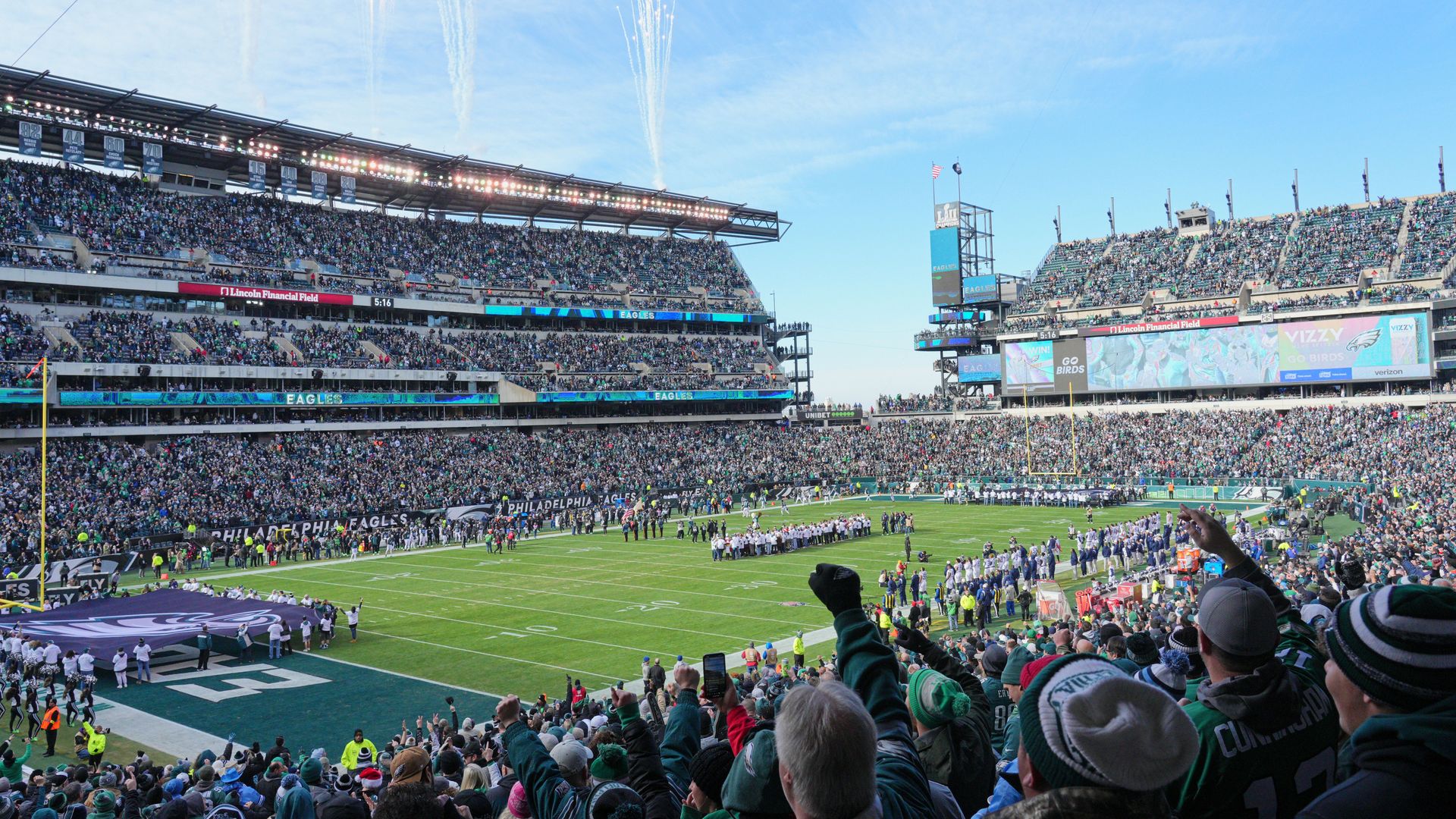 A view of Lincoln Financial Field
