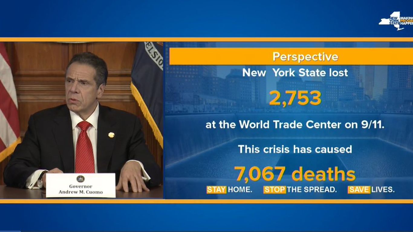 New York&rsquo;s coronavirus death toll hits record high for third straight day