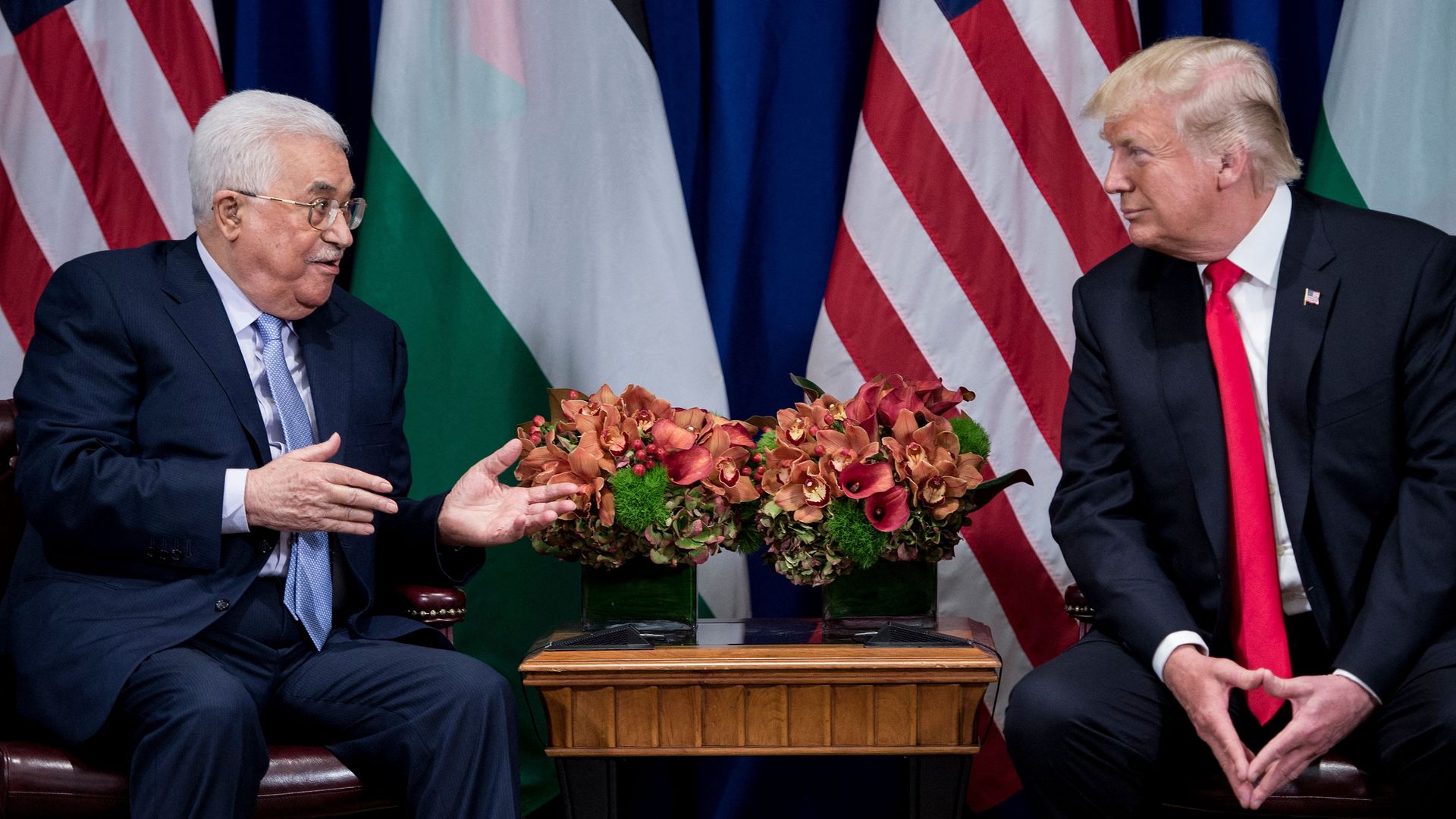 abbas with trump