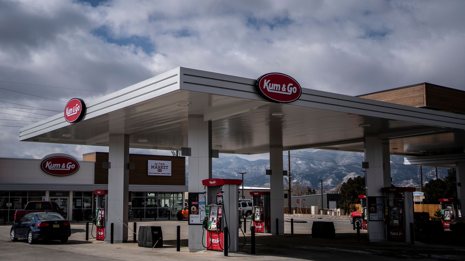 A photo of a Kum & Go store.