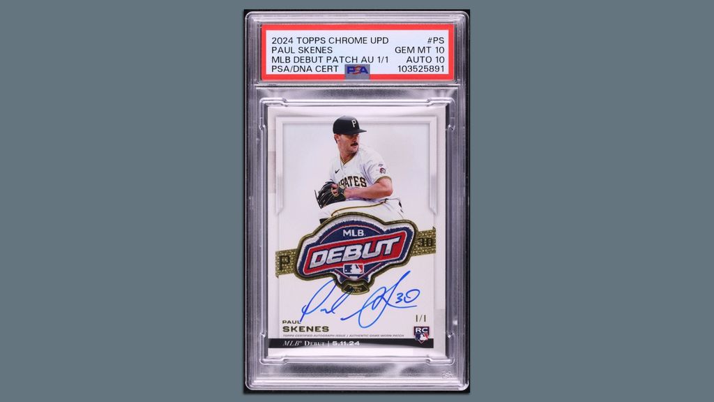 paul skenes graded rookie card Amazon.com: Paul Skenes 2024 Topps Now MLB Debut Rookie Baseball Card #179 Graded PSA 10 (Cert # 94141483)