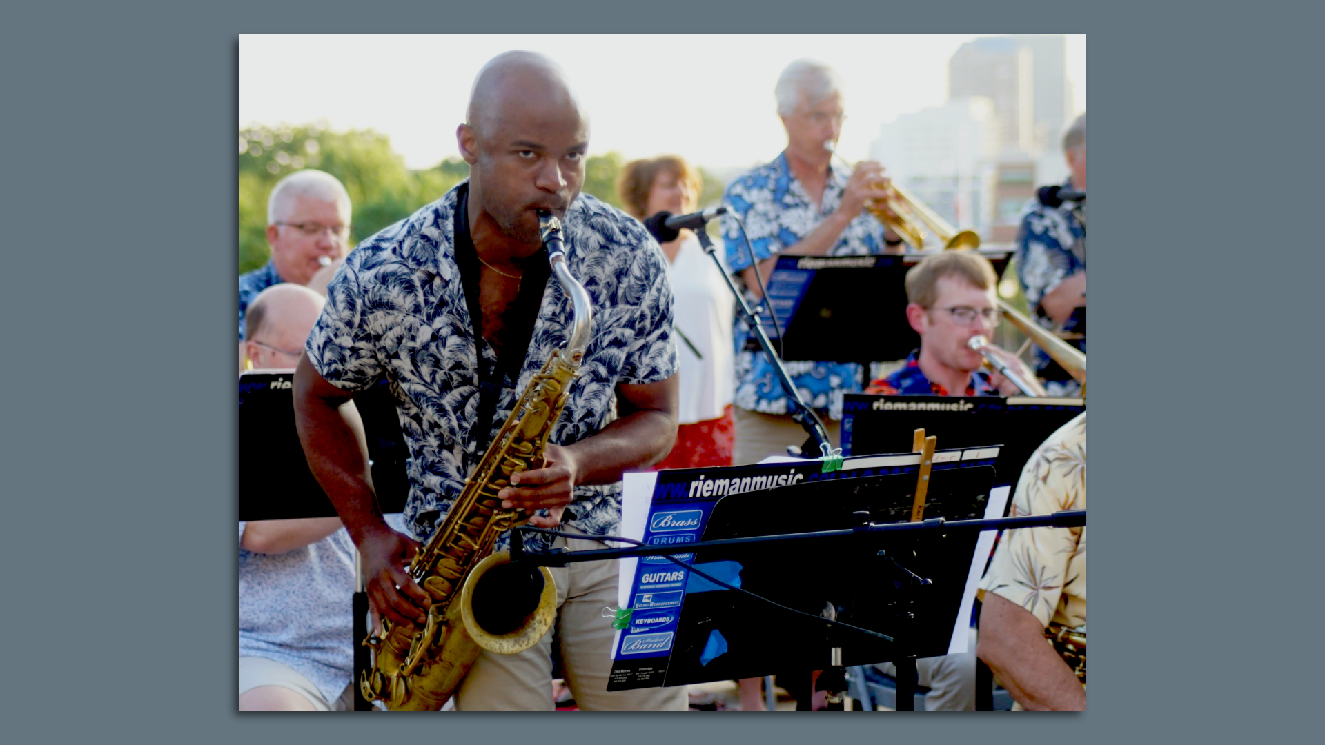 A photo from a Music Under the Stars event.
