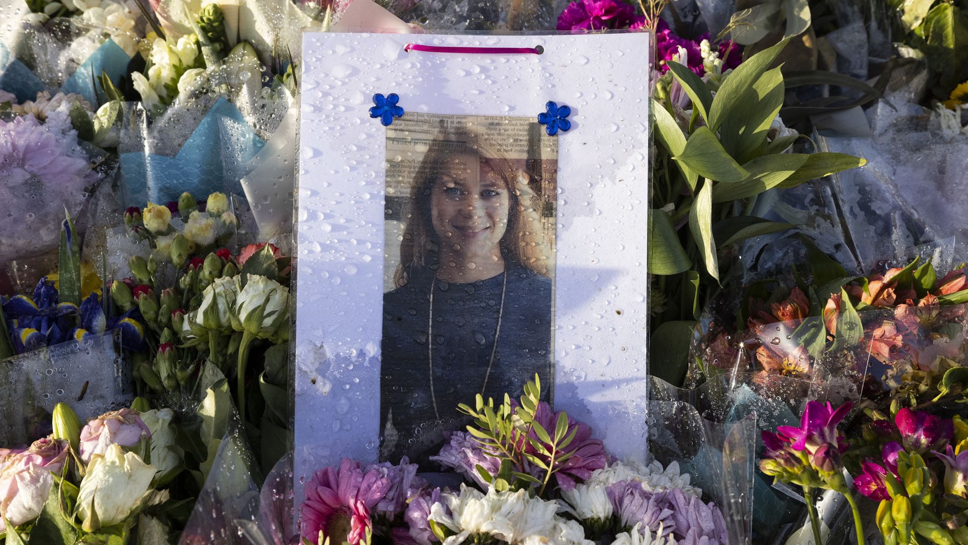 A memorial for the late Sarah Everard.