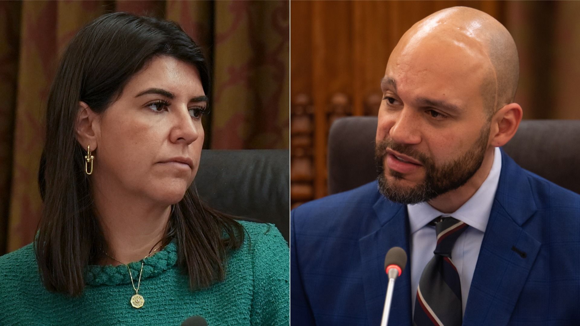 Brooke Pinto and Robert White side by side