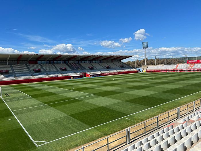 Algeciras CF plays in a roughly 7,500-seat stadium called Nuevo Mirador. Photo: Courtesy of Algeciras CF 