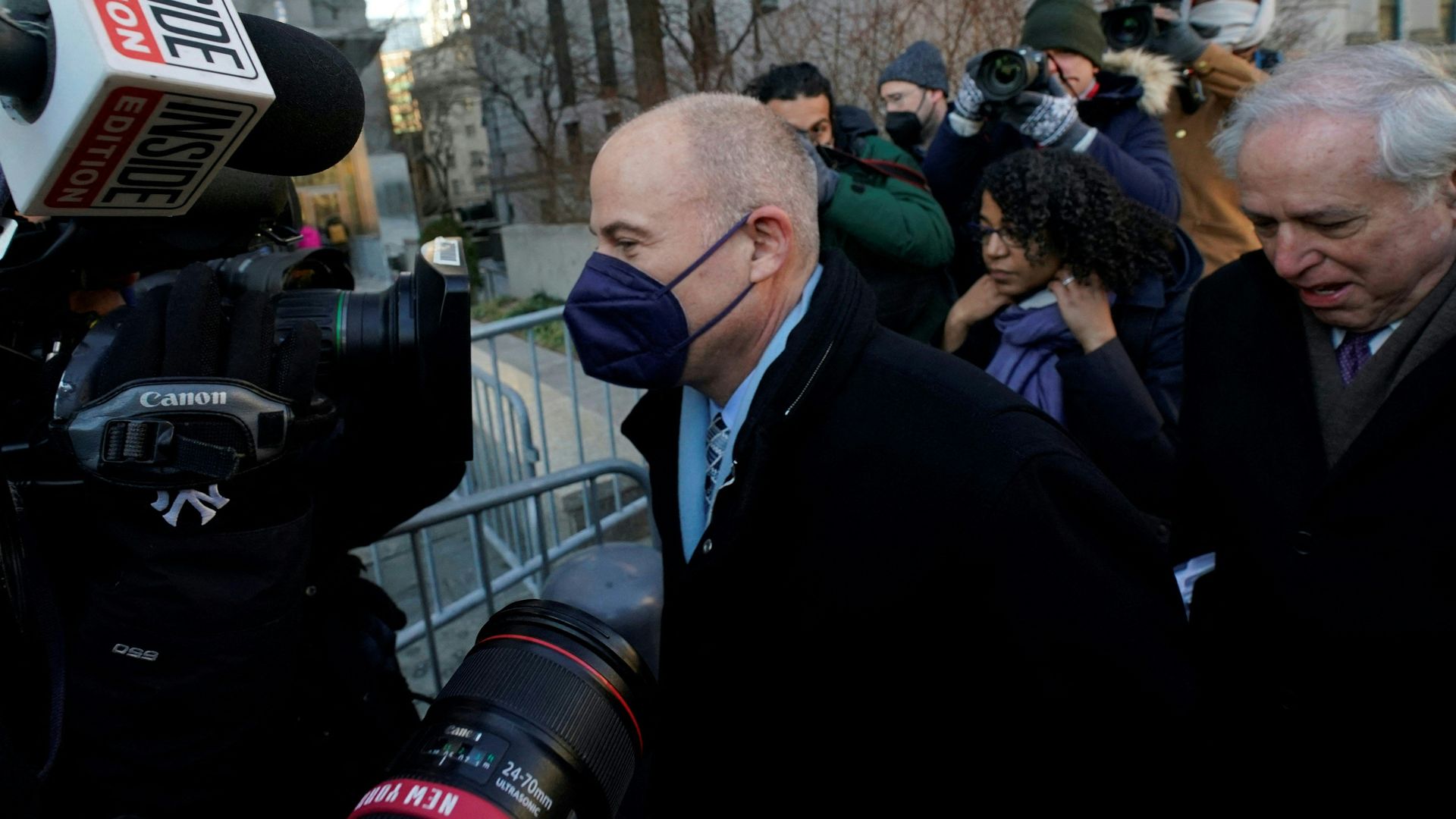 Former attorney Michael Avenatti arriving at a federal court in New York in January 2022.