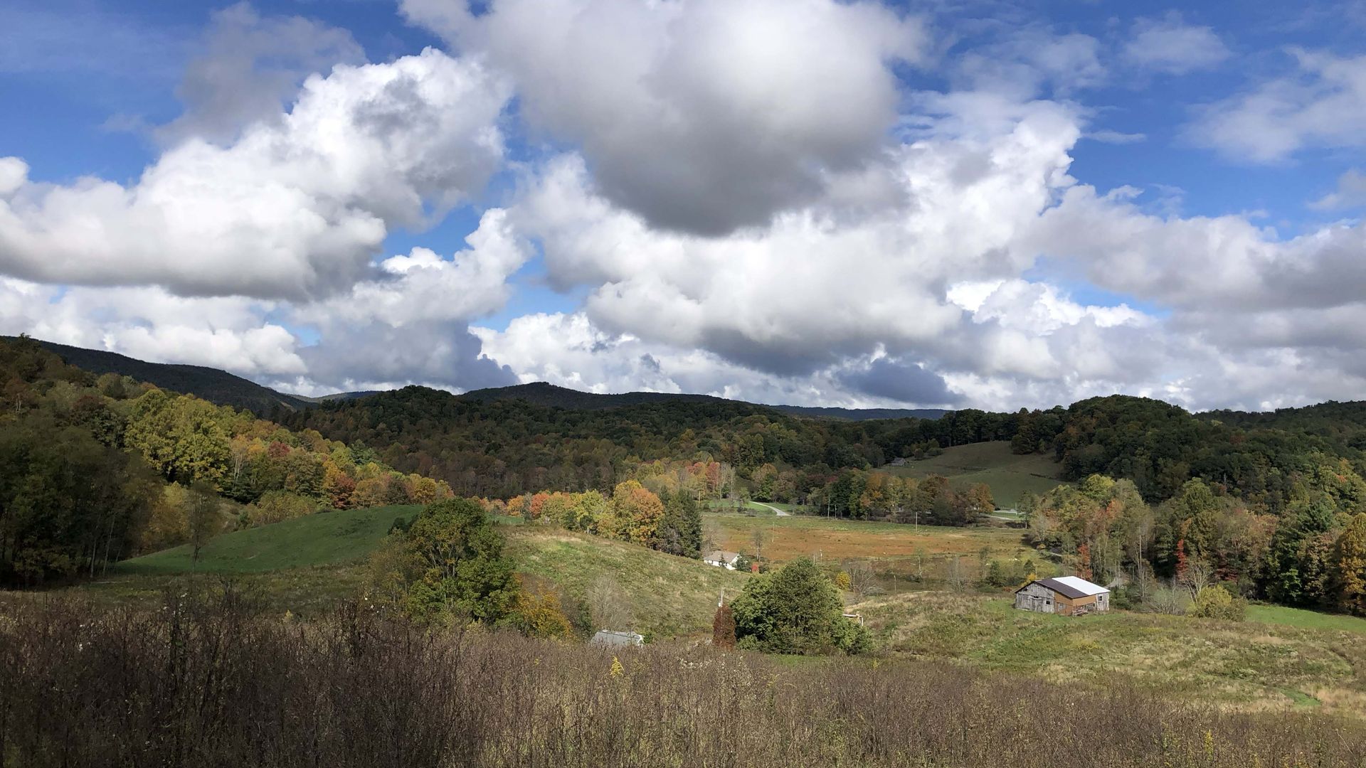 views from the virginia creeper bike trail 