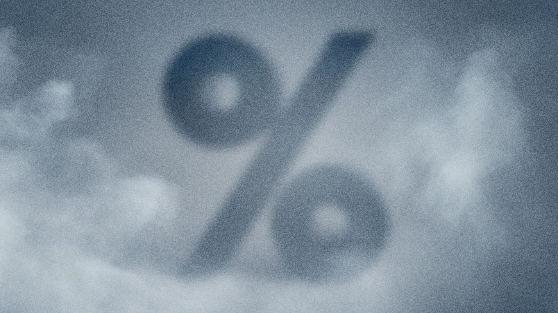 Illustration of an out-of-focus percentage sign.
