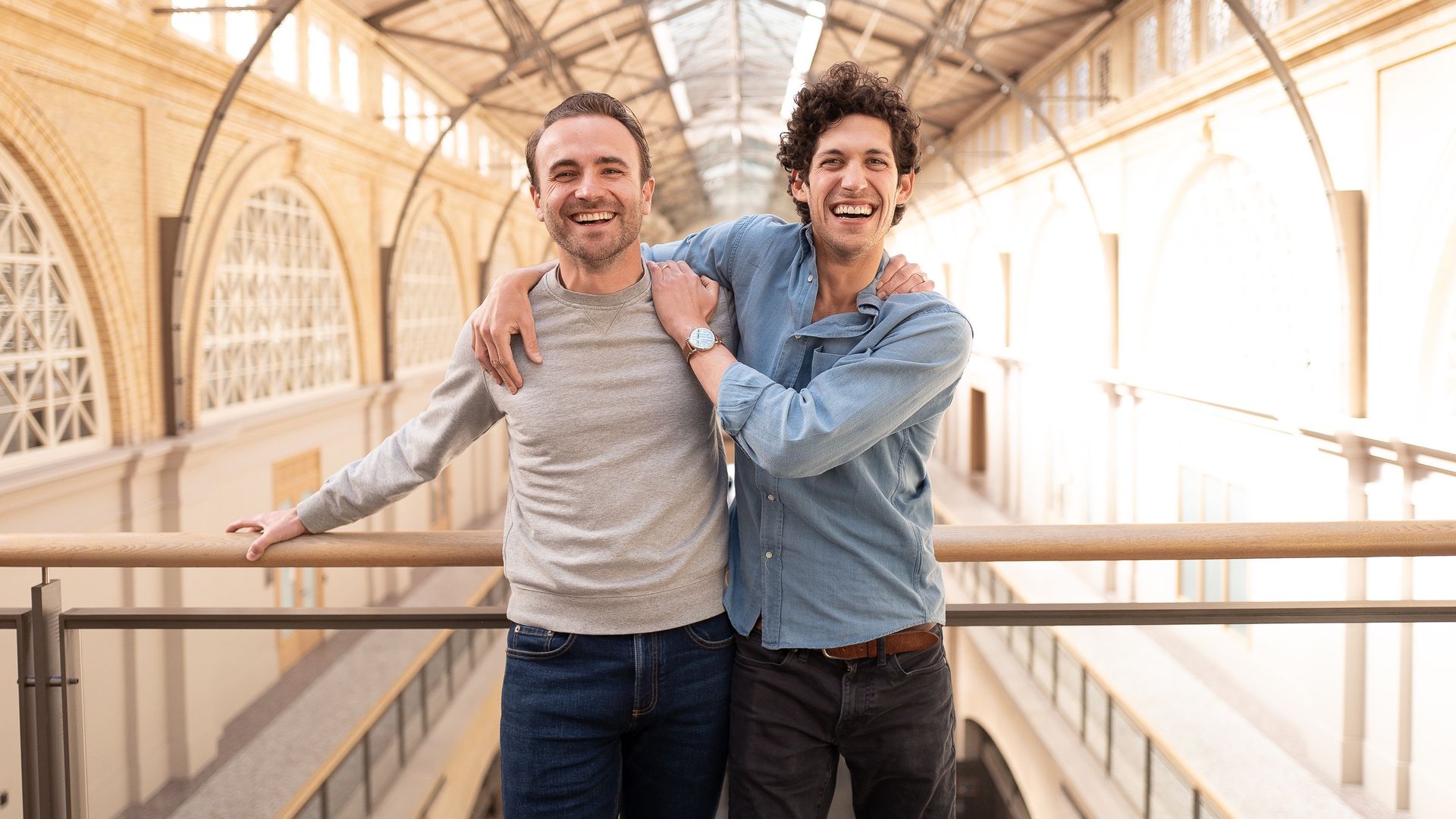 Jack Kramer and Nick Martell, the co-founders of Robinhood Snacks/Courtesy of Robinhood.