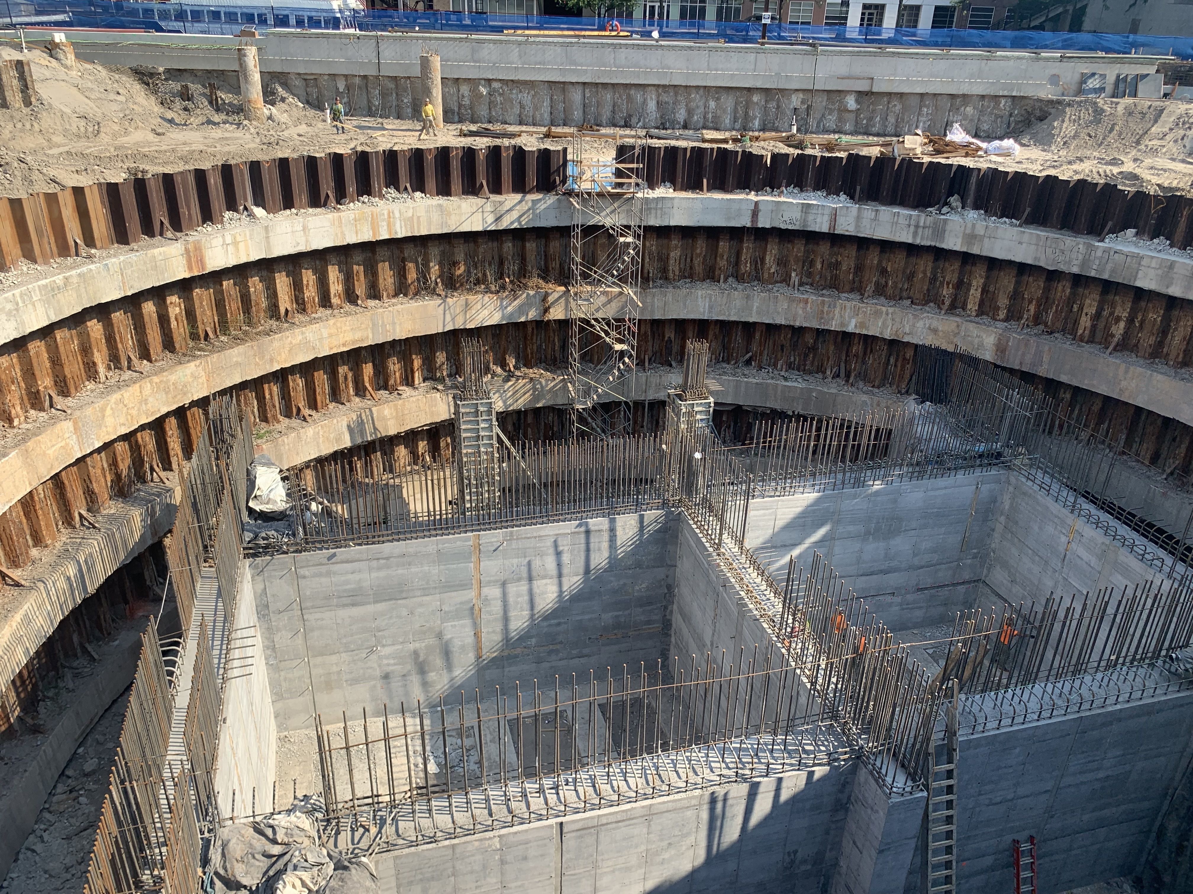 Photo of a foundation of a building 