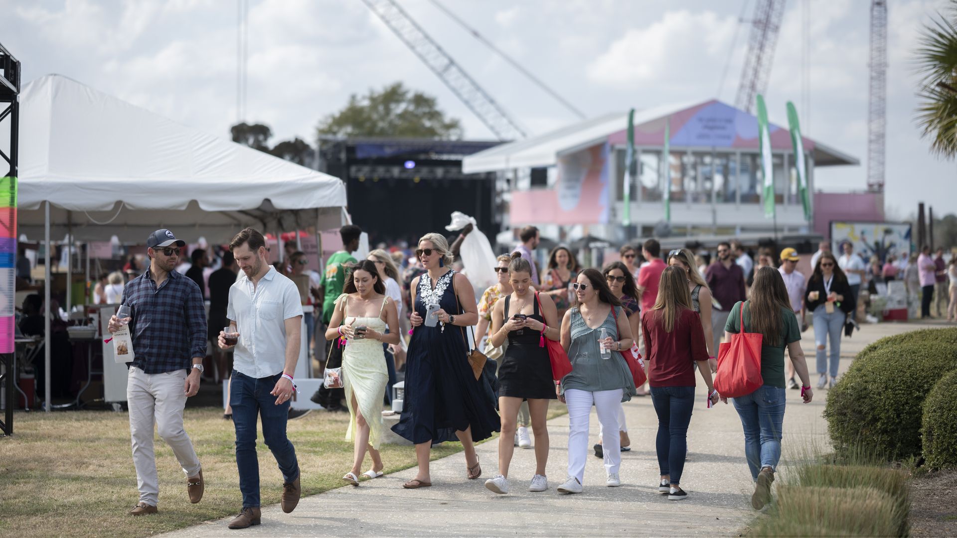 large crowd at a festival