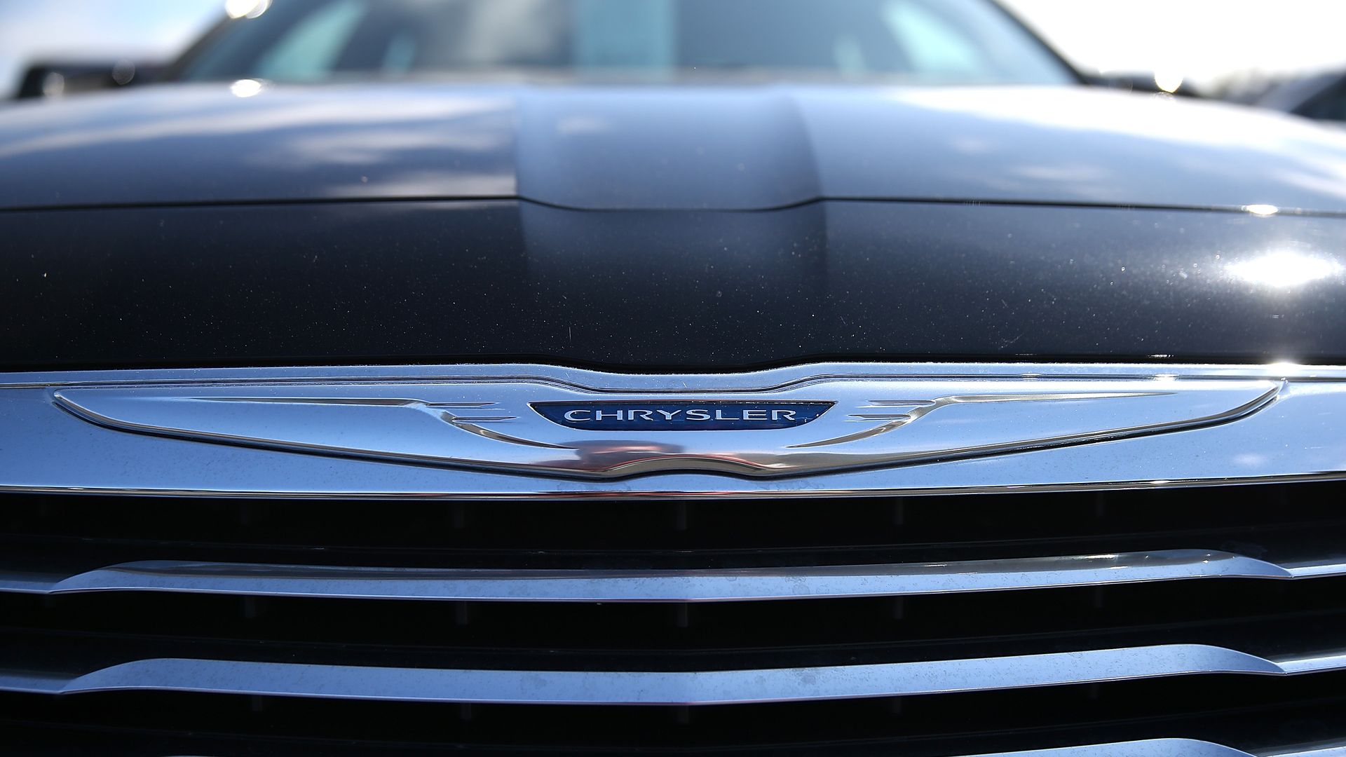 Chrysler SUV grill.