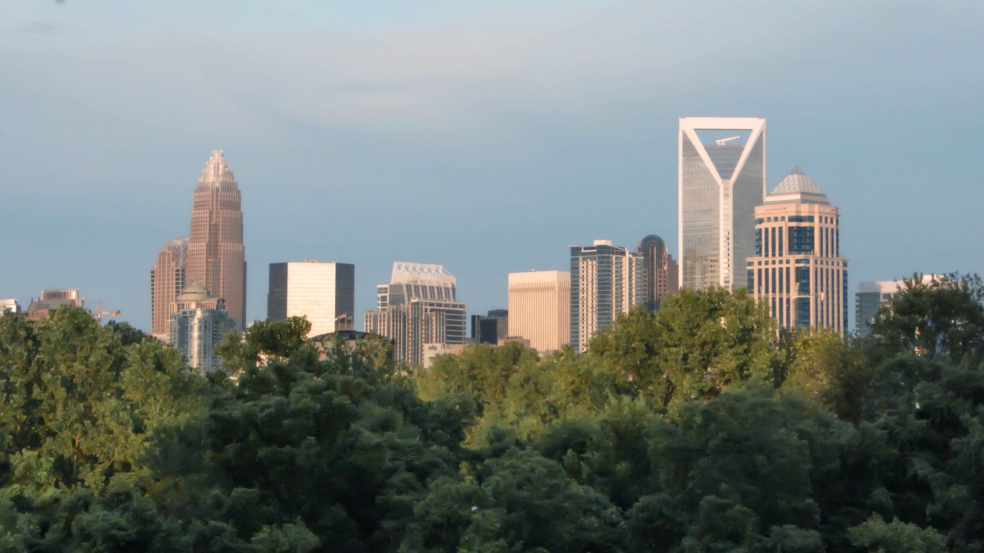 uptown charlotte north carolina skyline
