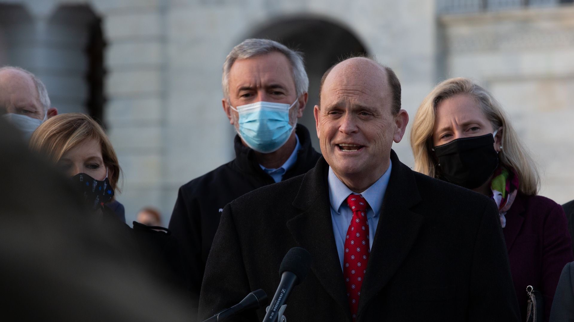 Rep. Tom Reed (R-NY) at a press conference outside the US Capitol on December 21, 2020 in Washington, DC.