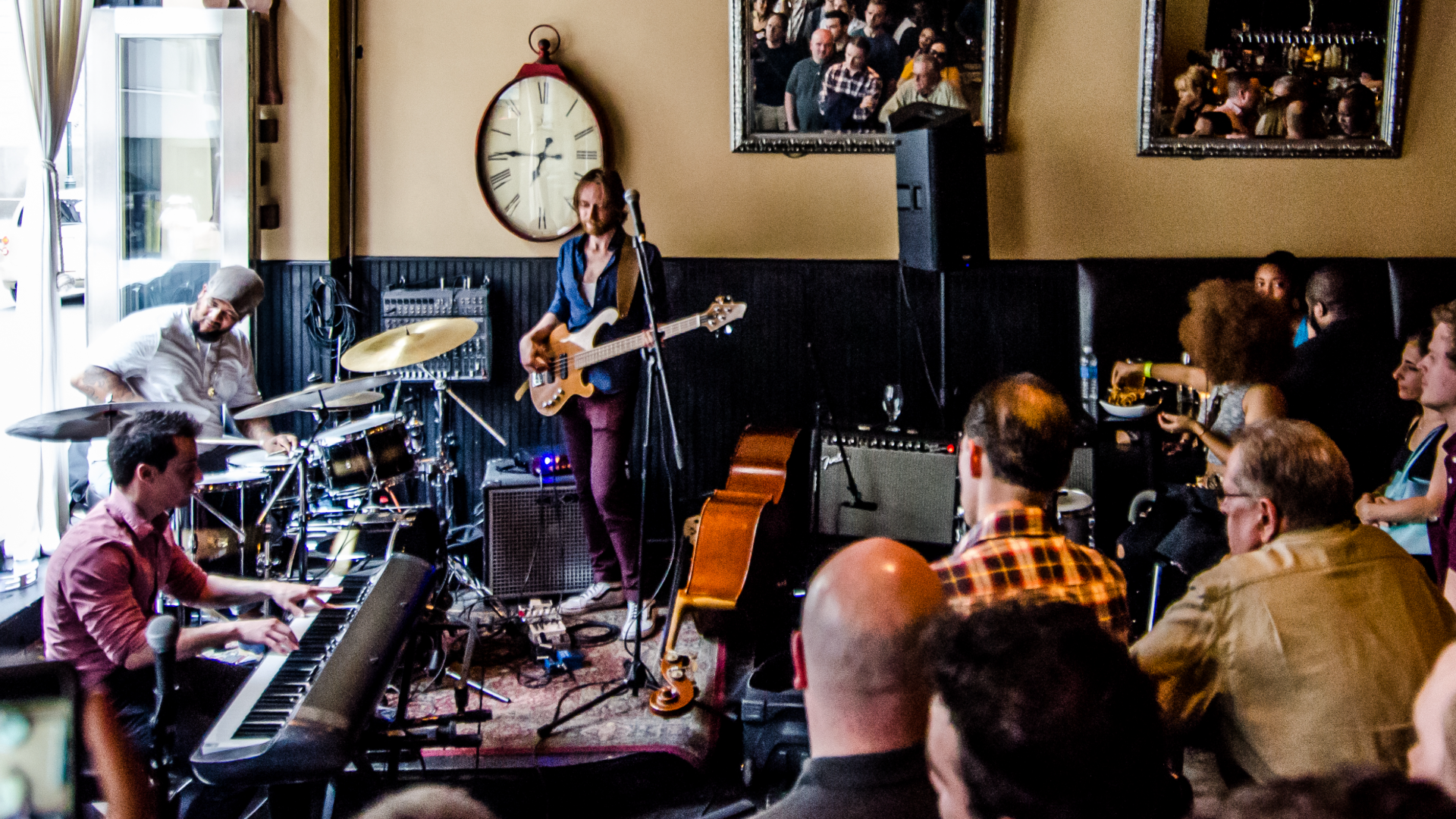 James Santangelo and his band