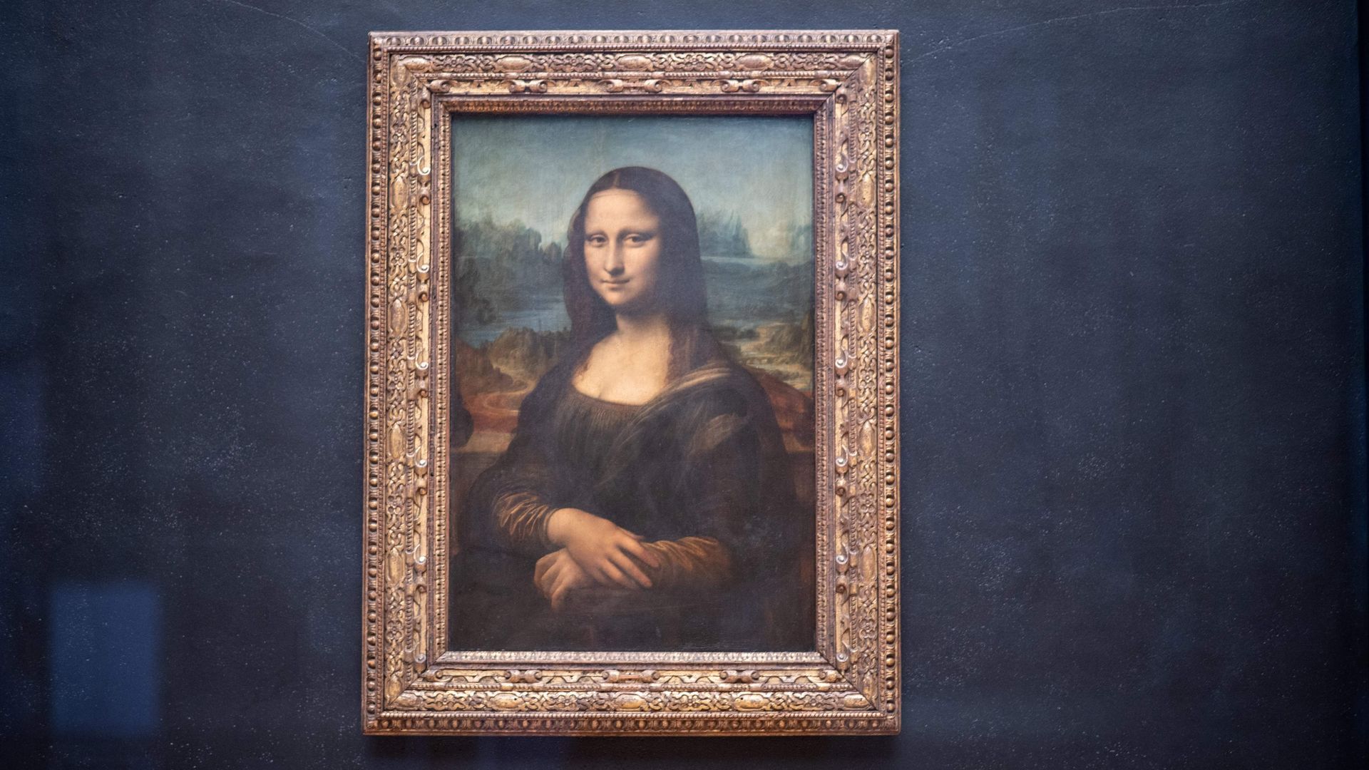 The portrait of Lisa Gherardini, wife of Francesco del Giocondo, known as the Mona Lisa.