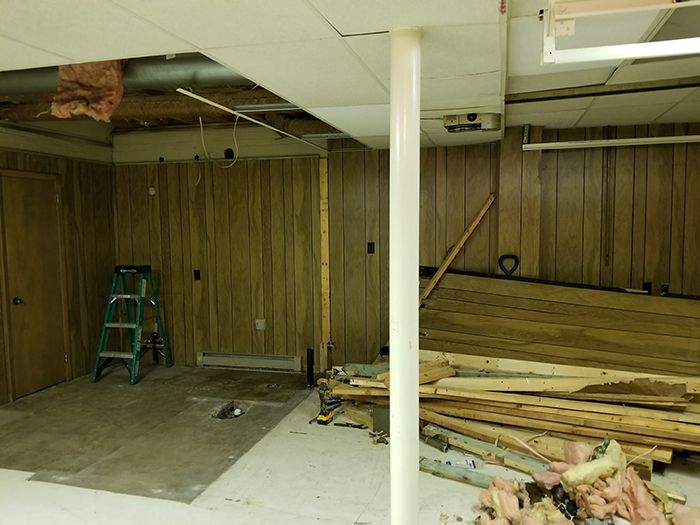 Hickory mediterranean renovation before room