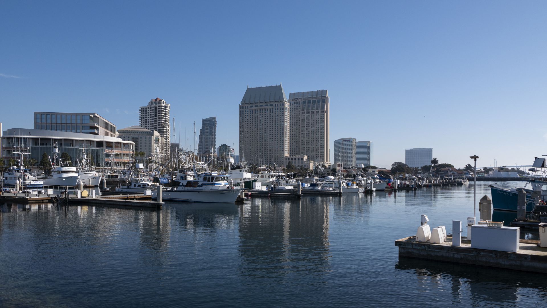 Downtown from San Diego Bay
