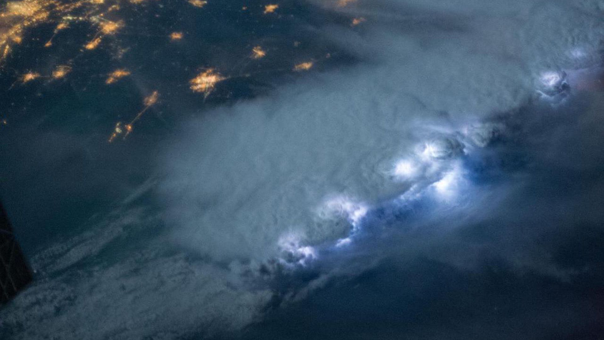 A view of the galaxy from space. 