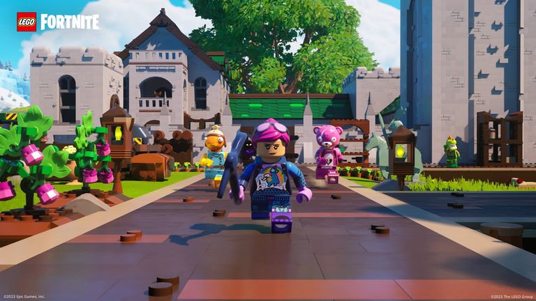 Lego Fortnite players are going full Tears of the Kingdom with