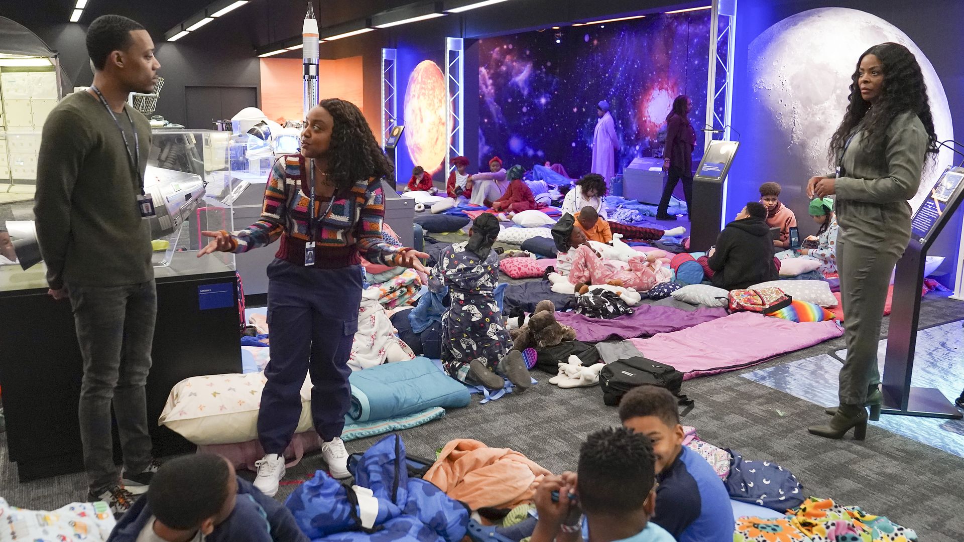 A scene from the finale of "Abbott Elementary"