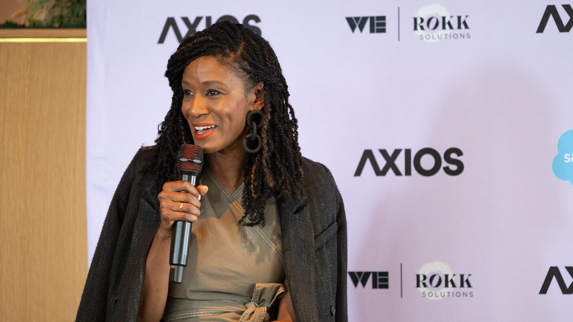 Deisha Barnett, UPS president, global communications, at the Axios Communicators event in Washington, D.C.