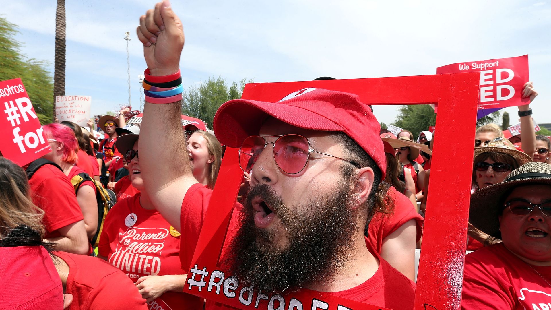 Arizona teachers striking