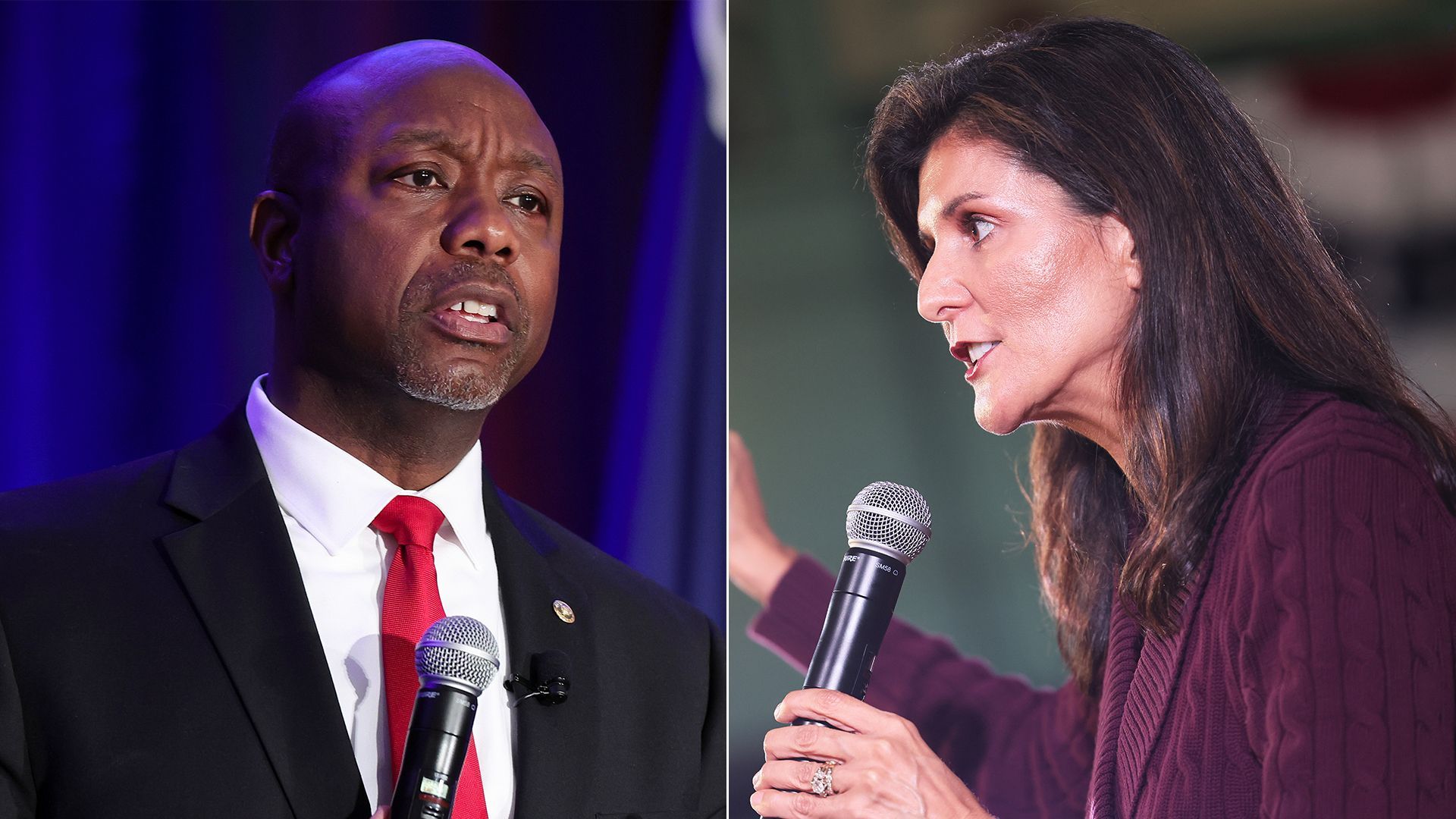 Tim Scott and Nikki Haley