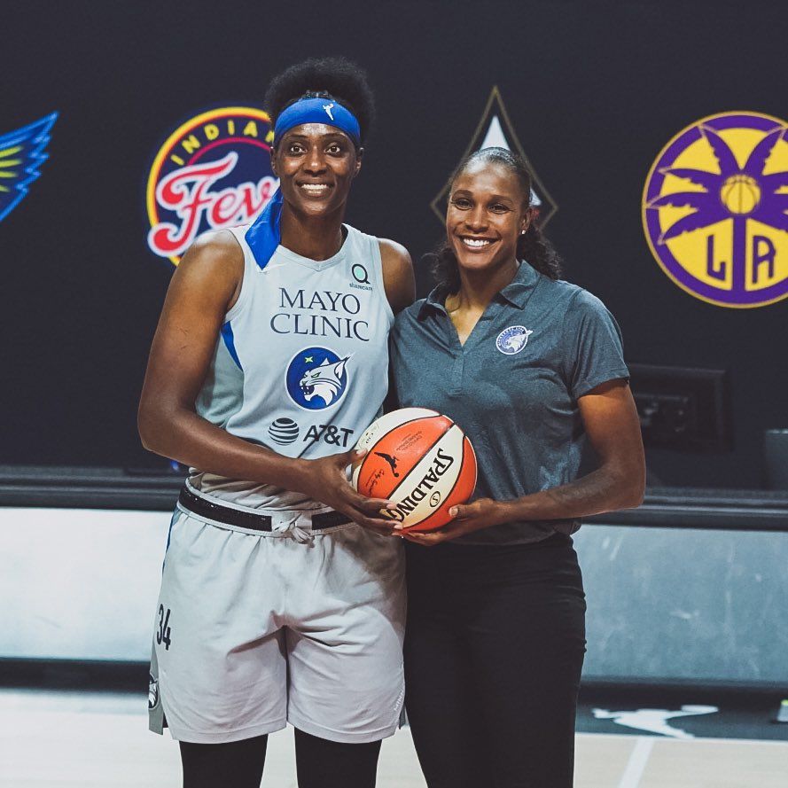 Sylvia Fowles and Rebekkah Brunson